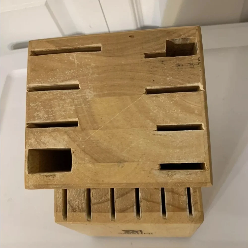 Sabatier 14 slot oak‎ cutlery Wooden Knife Block